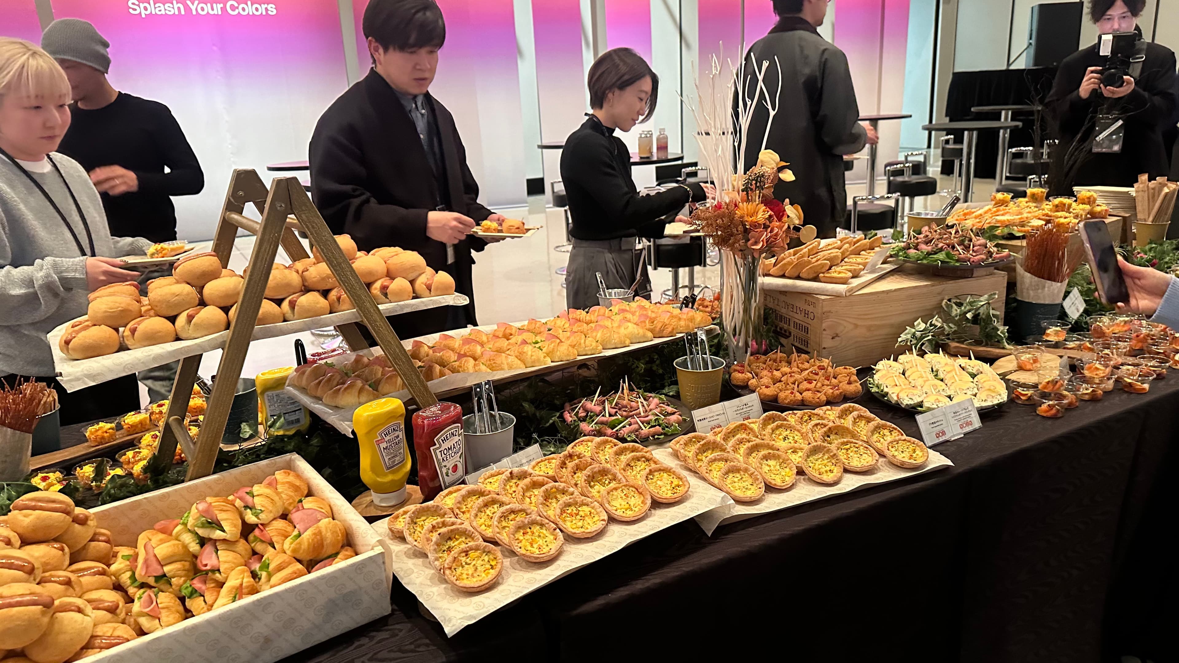アフターパーティのごちそう